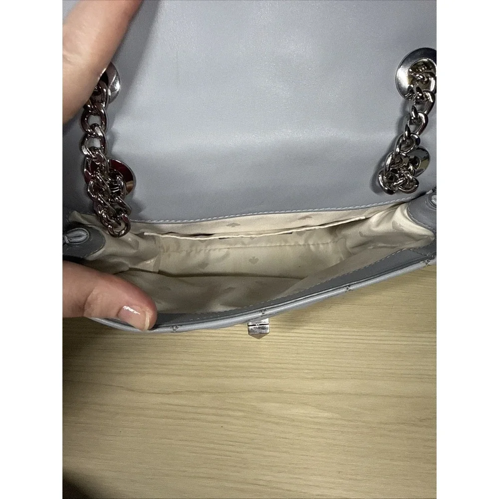 kate Spade Natalia Quilted Medium Chain Leather Shoulder Bag‎ And Wallet Brushed